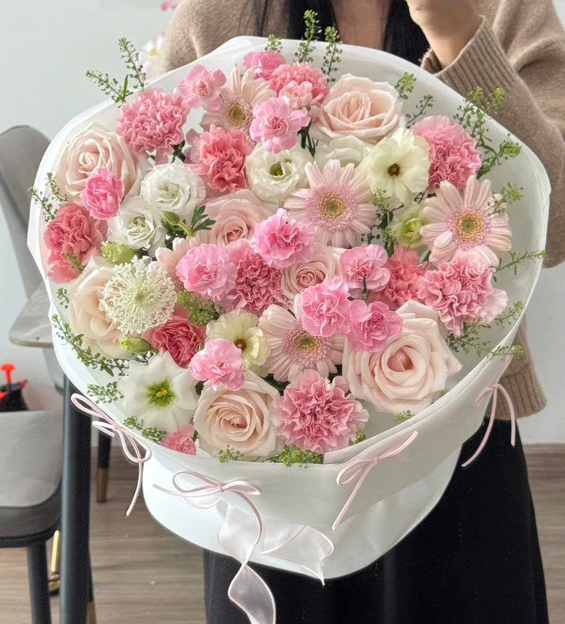 Hoa bó dịu dàng